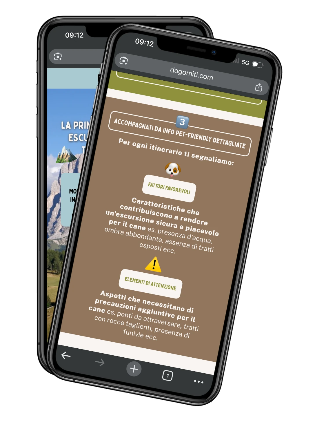 mockup sito Dogomiti